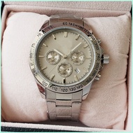 Wish Mens Three-eye Six-pin Fashion Business Steel Belt Quartz Calendar Running Seconds BOS Mens Wat