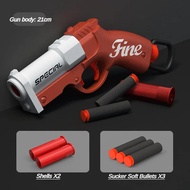 Mini S686 Shell Throwing Soft Bullet Launcher Toy Gun Airsoft Foam Bullet Blaster CS Outdoor Weapon 