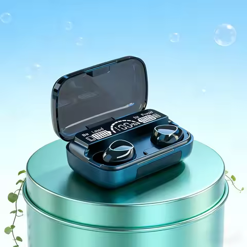 Bluetooth headset M10 hands-free LED Dispay headset Bluetooth HiFi stereo music wireless earplug gam