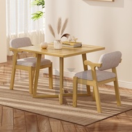 Meja Kopi Set Dining Table 2 Chair Set Meja Makan 2 Kerusi Nordic Living Room Kitchen Home Kerusi Ka