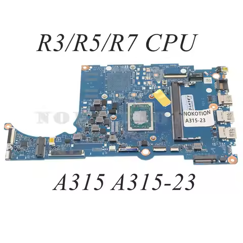 For ACER DA0Z8EMB8C0 DAZ8EMB18A0 aspire A315 A315-23 A315-23G 15 EX215-22 PC Motherboard With R3/R5/