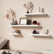 Wall Bracket No-Drill Bookshelf Decorative Shelf Wall Shelf Living Room Wall-Mounted Shelf Single-Sl