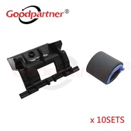 10SET Pickup Roller SEPARATION PAD for HP P1005 P1108 P1102 P1102w 1102 M1212 M1130 M1132 M1136 M121