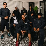 Calle De Larache Official Full Zip Hoodie -CALLE BASIC ZIP HOODIE BASIC WAFFLE KNIT/ SWEATPANTS/CREW