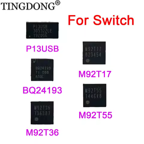 1-10PCS M92T36 M92T55 BQ24193 PI3USB M92T17 Charging IC For Switch Console Display HDMI Compatible C