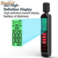 TOPTOOL Noise Meter, 125Hz-8KHz 30-130dB Sound Level Meter, Professional Digital Display Windproof D