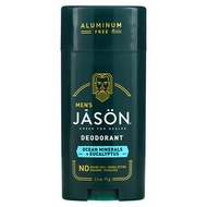 Jason Natural, Men's, Deodorant, Ocean Minerals + Eucalyptus,  2.5 oz (71 g)