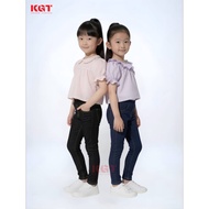 KGT BAMBOO SLACK Kids Girl Baggy Cutting Long Pants Jeans Getah SOFT  Seluar Panjang Budak Perempuan