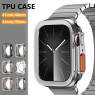Case Tempered Glass Appearance Upgrade to Ultra 49mm compatible For iWatch 8 7 45mm 41mm iWatch 8 7 6 5 4 44mm