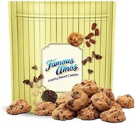 Premium flavours Famous Amos freshly baked cookies vacuum packed famous Amos cookie biscuits chocolate chip cookies tidbits snacks (400g, choc white choc chip)