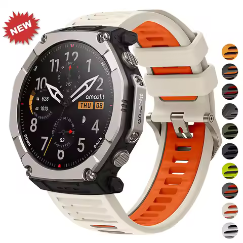 Silicone Sport Watch Straps for Amazfit T-REX Ultra 2 26mm Quick Fit Band for Amazfit T-REX Ultra 2