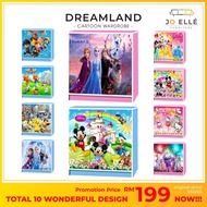 Jo ELLE – Dreamland 3 Doors Children Wardrobe/ Almari Pakaian Kanak Kanak/Almari Baju Budak Murah/ Kids Cartoon Cabinet