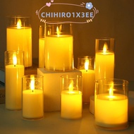 CHIHIRO1X3EE Flickering Candle Festival Battery Powered Home Light Flickering Wick