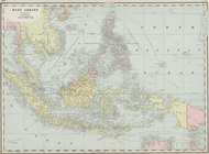 Peta Kuno Indonesia Nusantara 1889 East Indies