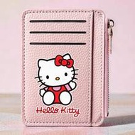 1PC Hello Kitty Card Holder Wallet With Zipper Coin Pocket, Multi-Slot Slim Card Case,Slim Card Hold