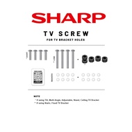 [SHARP] Tv Screw for TV Bracket Holes VESA Wall Mount Skru for TV Hanging Holes