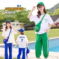 S01-08 RONALDO T-shirt and jogger pants Set for girls