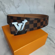 Lv Fashion Plaid Business Belt Trendy Good Quality Casual Belt AK