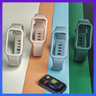Strap and Case for Xiaomi Smart Band 9 Active, Soft Silicone Strap with Cover for Mi Band 9 Active