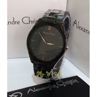 Alexandre Christie Men 's Clock 8602 Black Yellow / Alexander Christie 8602