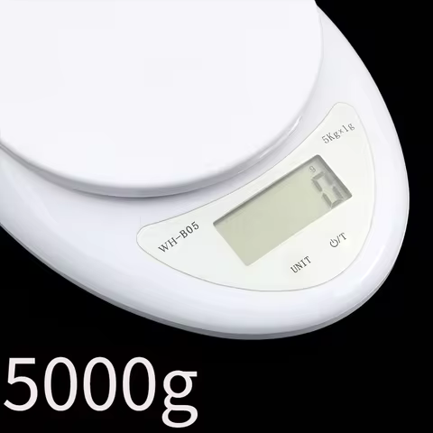 5kg/1g Electronic Scales Portable Digital LED Display Food Balance Measuring Weight Scale Kitchen Ba