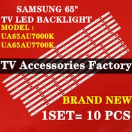 NEW 1 SET UA65AU7000K UA65AU7700K SAMSUNG 65" LED TV BACKLIGHT(LAMPU TV) SAMSUNG 65 INCH LED TV BACK