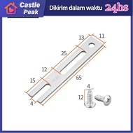 2Pcs Rel Jendela Sliding Anti Fall Aluminium Kunci Jendela Geser Safety Sliding Window Aksesori Jend