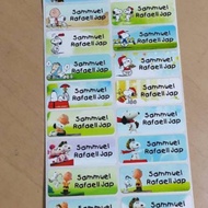 Snoopy Label name sticker label name waterproof