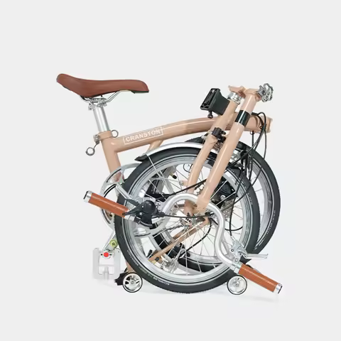 CRANSTON R9 Max Triple Fold Double C Brake 53T Crankset 16 Inch Wheel 9-speed Foldable Bicycle Cr-Mo