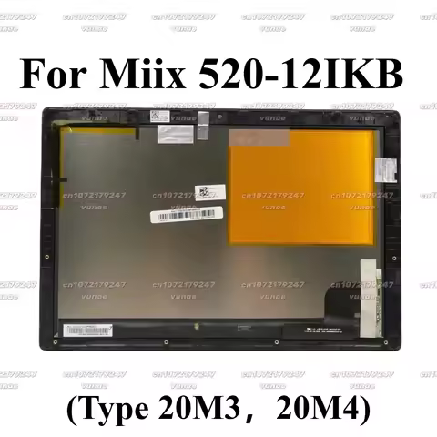 For Lenovo Miix 520-12IKB Tablet LCD Display Touch Screen Digitizer Panel Replacement Assembly With 
