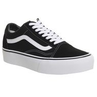 Vans Old Skool Platform - Black/White รุ่นสุดฮิต รองเท้า เสริมส้น แวนส์ โอวสคูล แท้