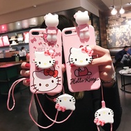 OPPO A37 A57 F1s A5 A3s A83 A73 F1Plus F3Plus R9 R11 R15 F7 F9 Cute Case 3D HELLO KITTY Cartoon Cover