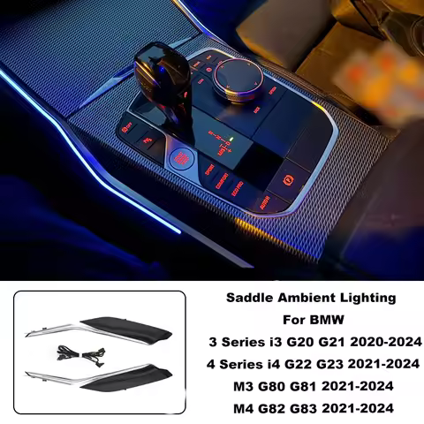 11 Colors Ambient Lighting For BMW 3 Series G20 G22 M3 M4 G80 G82 Interior Decorative Moulding Strip