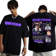 Ready Stock Rapper QUEVEDO Buenas Noches 2025 Tour T Shirt Men Clothing