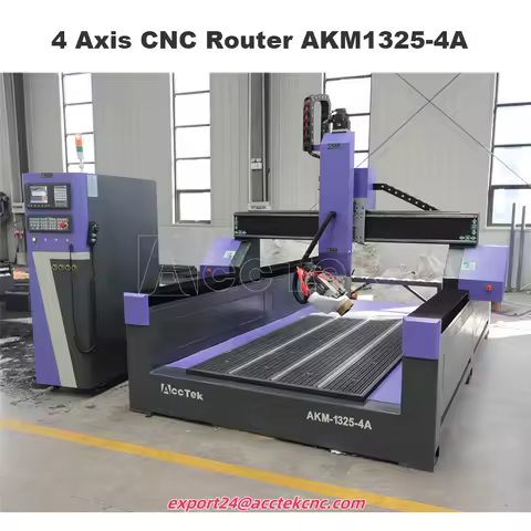 2025 New Type 4x8 Feet CNC Router 1325 CNC Router Engraving Machine 4 Axis CNC Wood Router Carving M