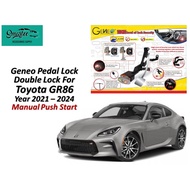 Geneo Pedal Lock Double Lock For Toyota GR86 Year 2021 – 2024