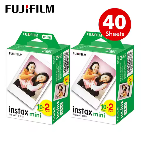 Original 10/40/50 Sheets Fujifilm Instax Mini 12 Films White 3 Inch For Instant Camera 7+ 11 9 25 40