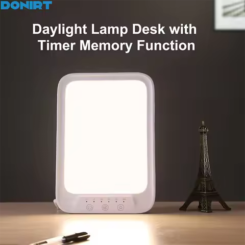 LED Daylight Lamp 20000 Lux Cool & Warm Light Therapy Lamp Against Depression 3 Light Colours 5 Brig