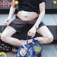 LUOYAO Belt Bag,  Belly Creative Funny Pack, Novelty Funny Storage Bag Men