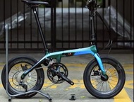 JAVA Folding Bike 16 inch X1 J.AIR Carbon Fiber Folding Bicycle 18 Speed