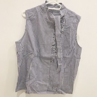 Korean HI STYLE Ruffled Sleeveless Top