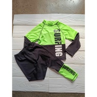 TERNO PANTS RASH GUARD FOR KIDS 2 to 10 years old