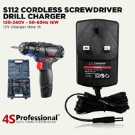 (Replacement Parts) 4S Professional™ 1pcs Lithium Battery/ Charger Cordless Screwdriver Drill 3.6 12
