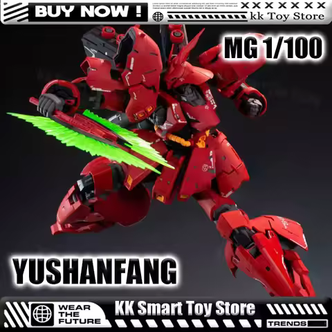 YUSHANFANG MODEL 1/100 MG MSN-04 Sazabi RG Enlarged Version Assembly Model Kits Plastic skeleton Ani