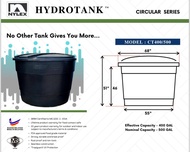 CT  500G NYLEX POLY  WATER TANK  N400 (68" X 51")  [ CT400/500 ] KLANG VALLEY ONLY