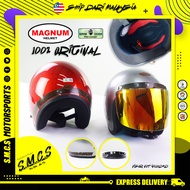 Magnum Helmet M8 Candy 6 Colour 6 Warna (100% Authentic) Sirim Certified Topi Keledar Motorsikal Des