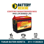 [Installation provided] M42R/L | M42 | 60B20L/R | Century Marathoner Max EFB Battery Stop Start Car Battery | Myvi Bezza