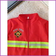 ✨ ❋ ◴ Fireman Costume for Kids Boy Firefighter Career Guidance Suit Children Cosplay Uniform Christ