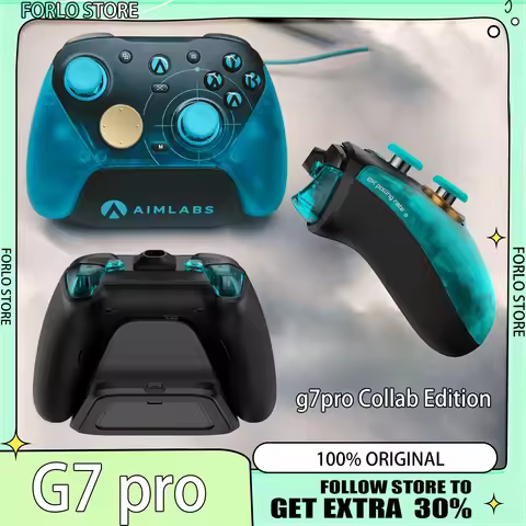 Chicken Run G7 Pro Wireless Game Controller, for Aimlabs Edition, 8000Hz Polling Rate TMR Gen-2 Joys