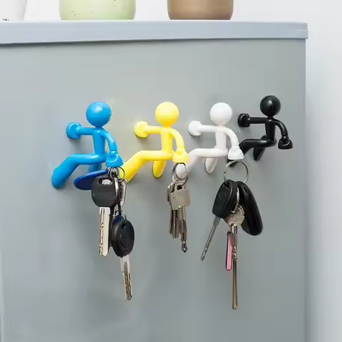 4PCS Fridge Magnet Hook Strong Magnet Kitchen Storage Hook Load-bearing Non-slip Hooks Home Essentia